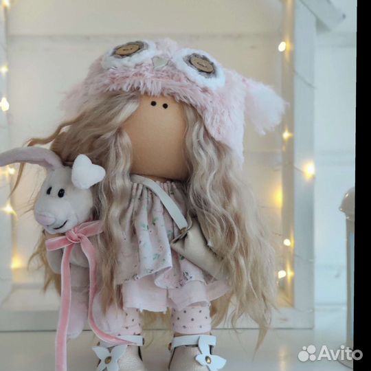 Кукла интерьерная текстильная тильда