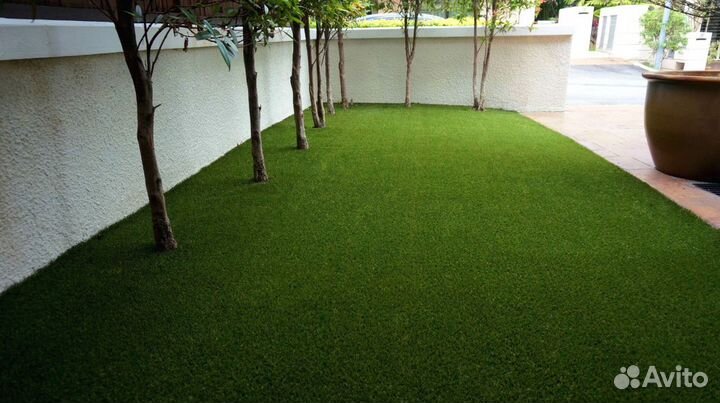 Рулонный газон с укладкой от производителя