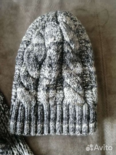 Шапка и шарф женские