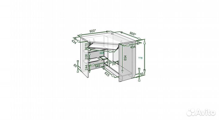 Компьютерный стол