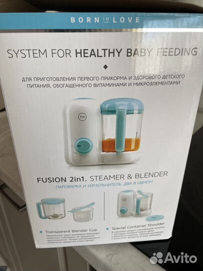 Пароварка-блендер happy baby