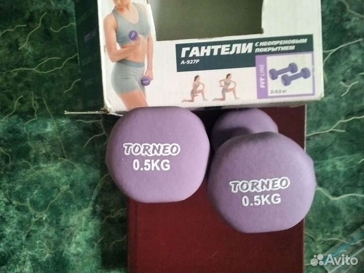 Гантели Torneo 2 x 0,5kg (в идеале)