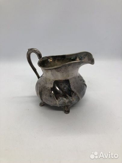 Молочник сливочник серебро 835
