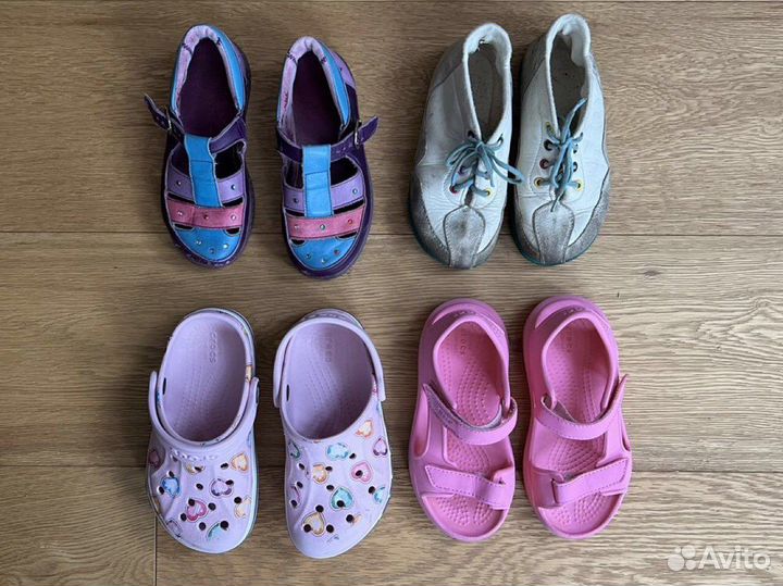 Обувь для девочки 27 размер Crocs 10