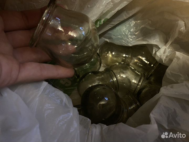 Медицинские банки стеклянные СССР