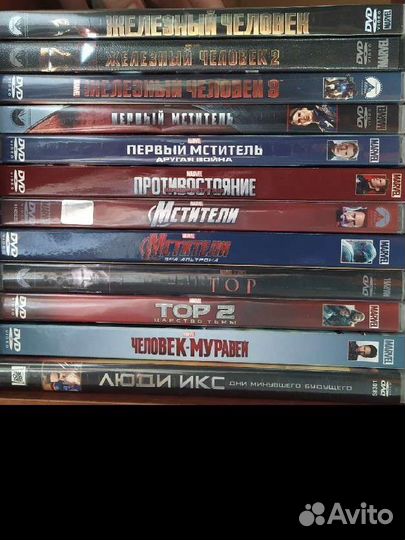 DVD диски marvel лицензия