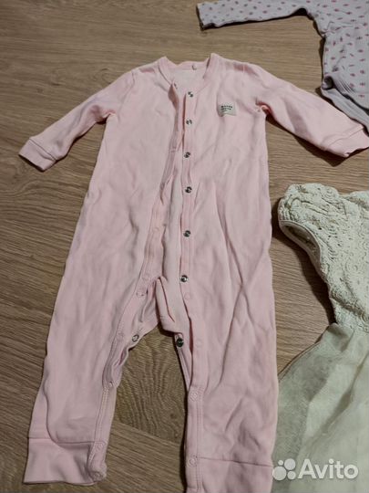 Вещи пакетом на девочку 80