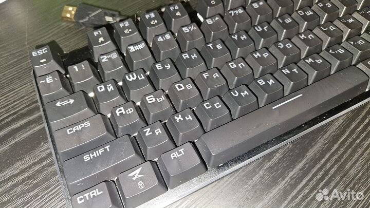 Клавиатура Zet Gaming Blade PRO ZG-FL-B87Red-PBT-B