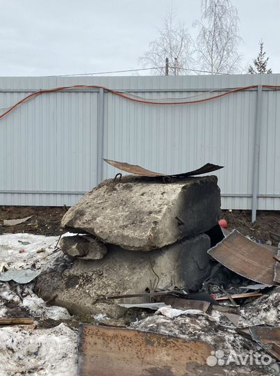 Бетонные подушки