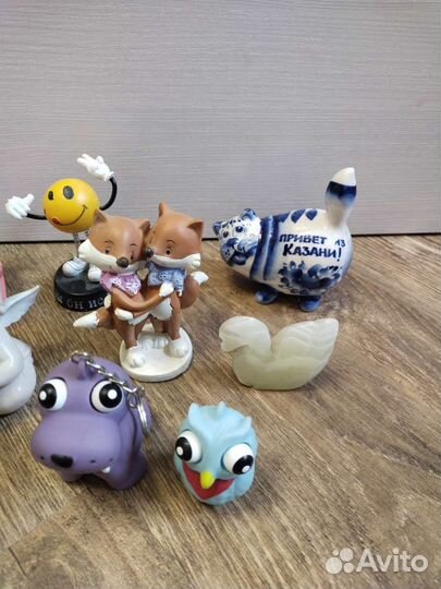 Валяные игрушки, фигурки фарфоровые