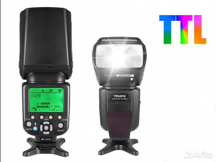Вспышка TTL Triopo TR-988 на Сanon и Nikon