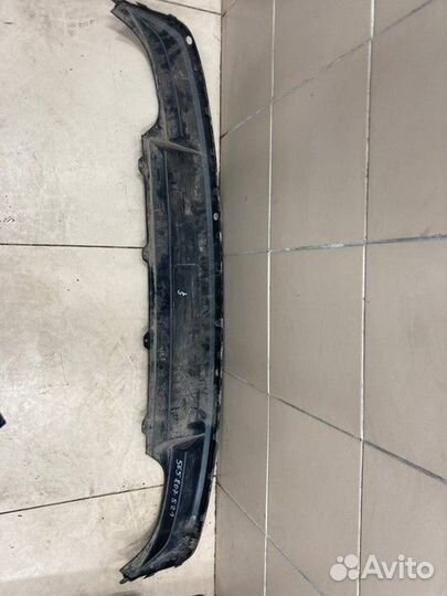 Юбка заднего бампера Skoda Octavia