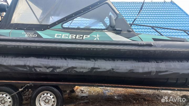 Аэролодка Север 650 с прицепом