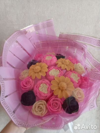 Шоколадные розы букет