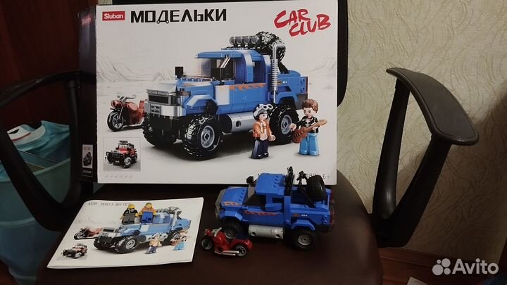 Конструктор sluban, серия Модельки CAR club