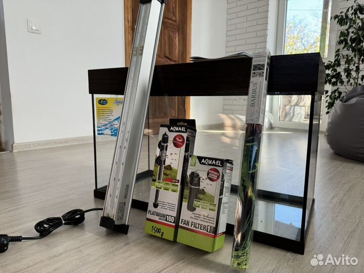 Новый Аквариум 82 литра + комплект для запуска
