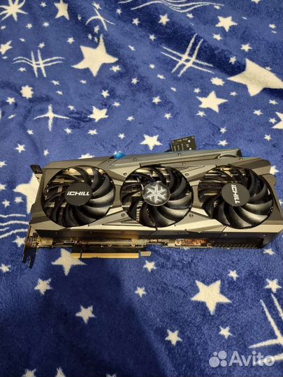 Видеокарта inno3d RTX 3070 TI 8gb lchill X4
