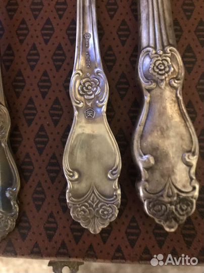 Набор столовых приборов мельхиор СССР