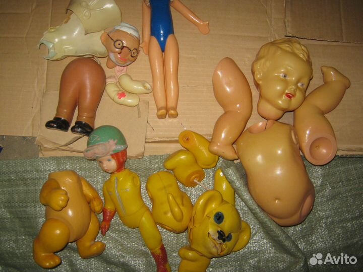 Игрушки и куклы целлулоид СССР