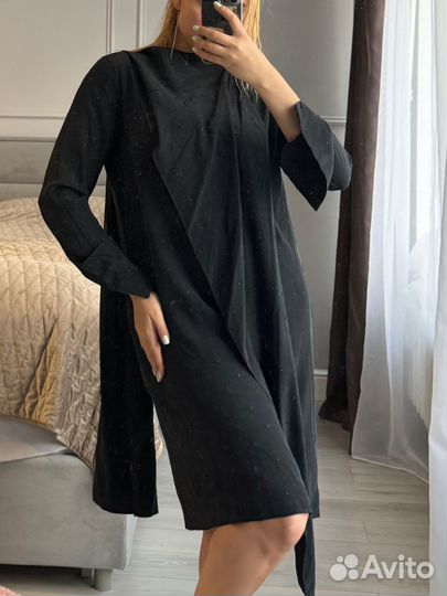 Bottega veneta платье черное L