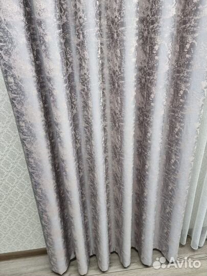 Шторы по 1.2м. Выс 2.6