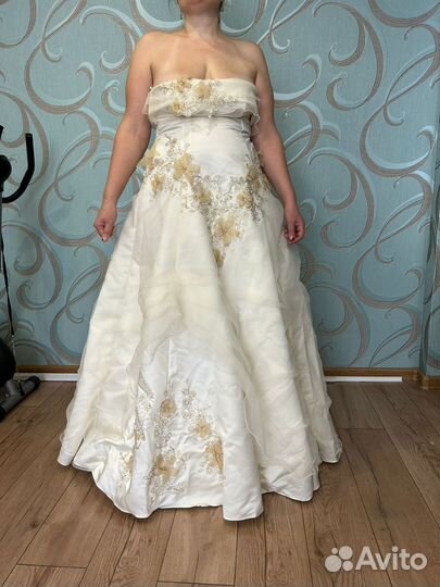 Свадебное платье б/у 50 размер