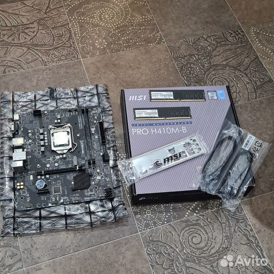 Intel Core i5 10400+MSI PRO H410M-B+16Gb ram