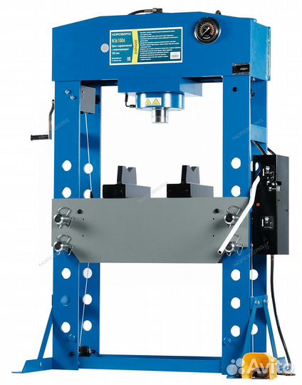 Пресс с пневмоприводом, усилие 100 тонн