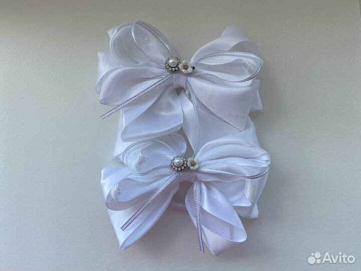 Банты заколки на 1 сентября