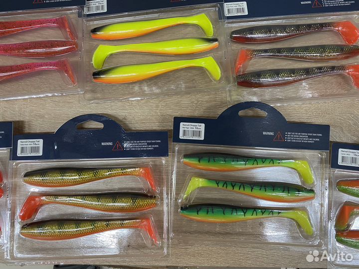 Силиконовые приманки Narval Choppy Tail 16 см