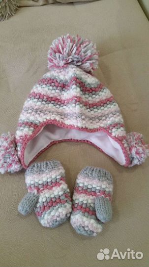 Шапка и варежки next