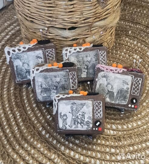 Ватная игрушка, Советский телевизор