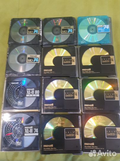 Минидиски MD -denon maxell tdk sony basf fuji