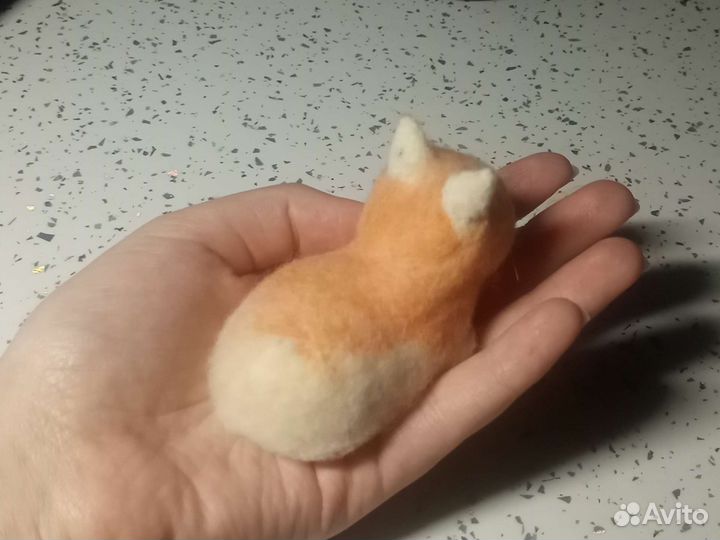 Валяная игрушка кот