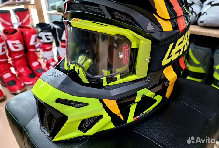 Шлем кроссовый leatt 8.5 (2023) Citrus Tiger