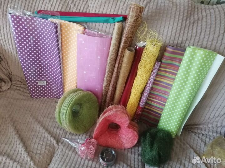 Материалы для создания букетов