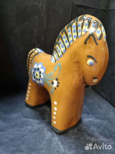 Статуэтка, Лошадка. Роспись, керамика