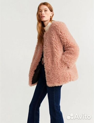Шуба тедди из искусственного меха Mango купить в Москве | Личные вещи ...