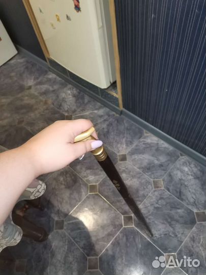 Трость Золотой орёл (бамбук, металл, латунь)