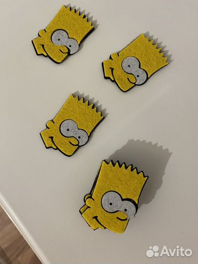 Нашивки Симпсоны 8 штук