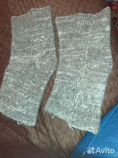 Пояс из верблюжей шерсти. Наколенники вязанные