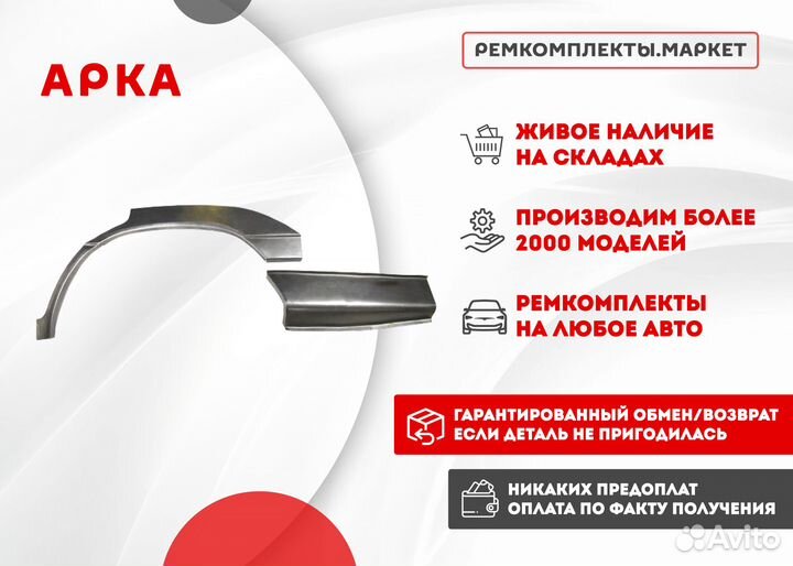 Кузовная арка Land Cruiser 200 правая