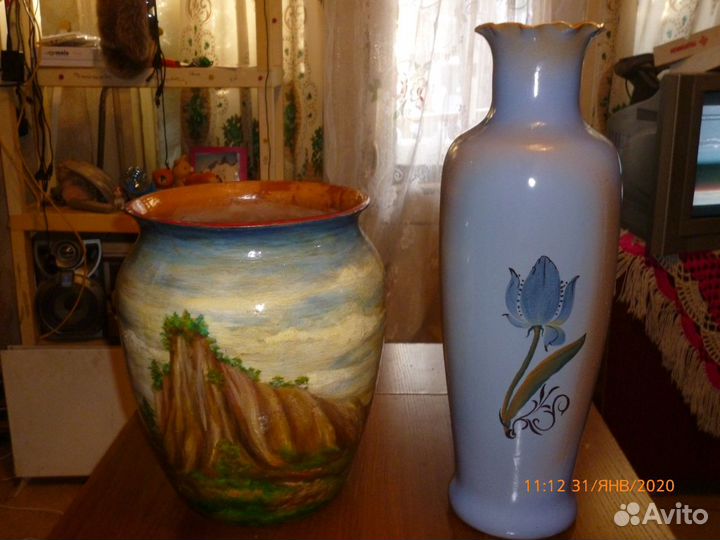Вазы керамические