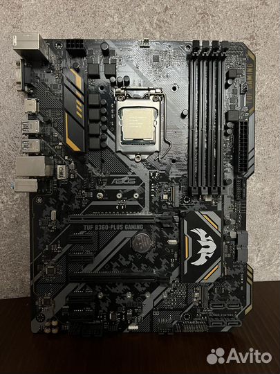 I5-9600k + Asus Tuf b360- plus gaming