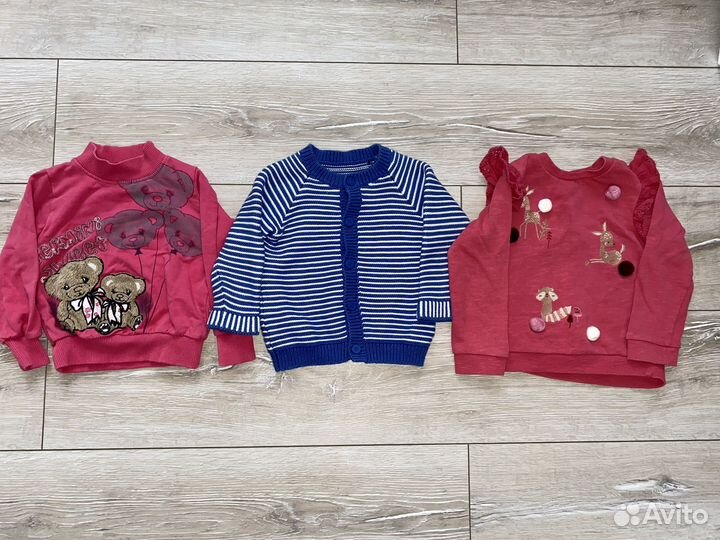 Детская одежда для девочек 86 92 пакетом