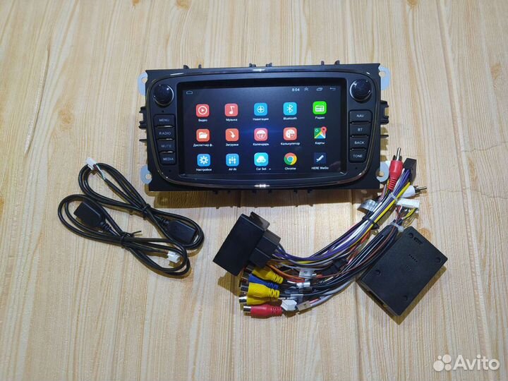 Магнитола для Форд Фокус, Мондео Андроид, GPS