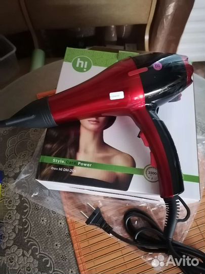 Новый фен для волос в коробке Hi DH, 2300вт
