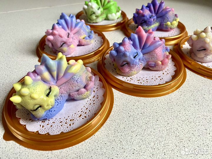 Мыло ручной работы дракончик дракон