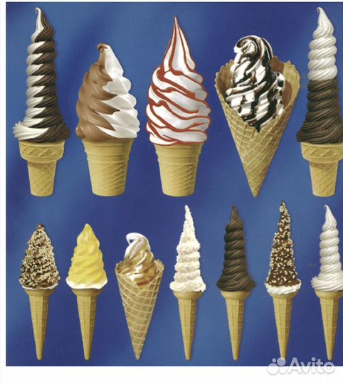 Смеси для мягкого мороженого. Рожки