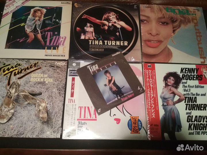 Лазерные диски LD LaserDisc Tina Turner Japan,US